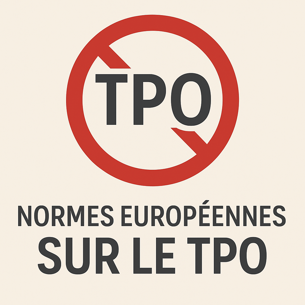 🚫 Nouvelle Réglementation sur le TPO – À partir du 1er septembre 2025